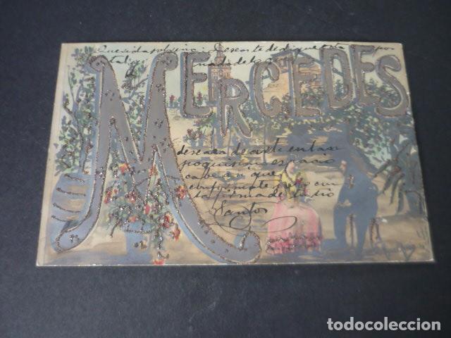 Postales: SEVILLA POSTAL TIPOS NOMBRE MERCEDES
