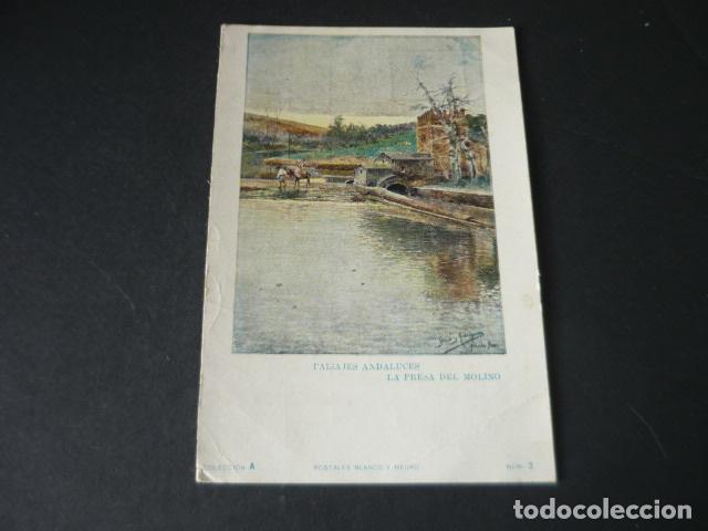 Cartes Postales: LA PRESA DEL MOLINO PAISAJES ANDALUCES POSTAL COLECCION BLANCO Y NEGRO