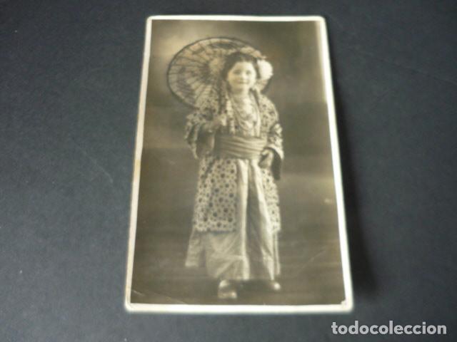 Postais: ANTEQUERA MALAGA EMILIO DURAN FOTOGRAFO RETRATO DE NI&Ntilde;A DISFRAZADA POSTAL FOTOGRAFICA