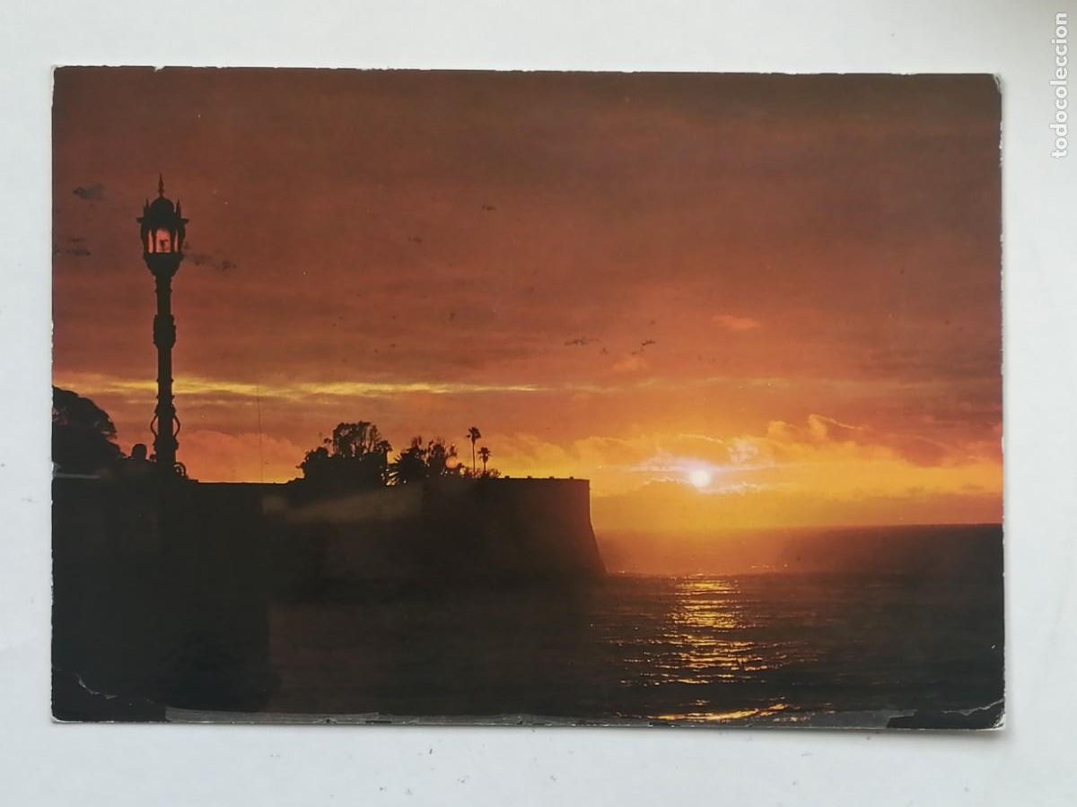 Postales: POSTAL 18314 MAT.1971-ARRIBAS 95 CADIZ ALAMEDA APODACA PUESTA SOL