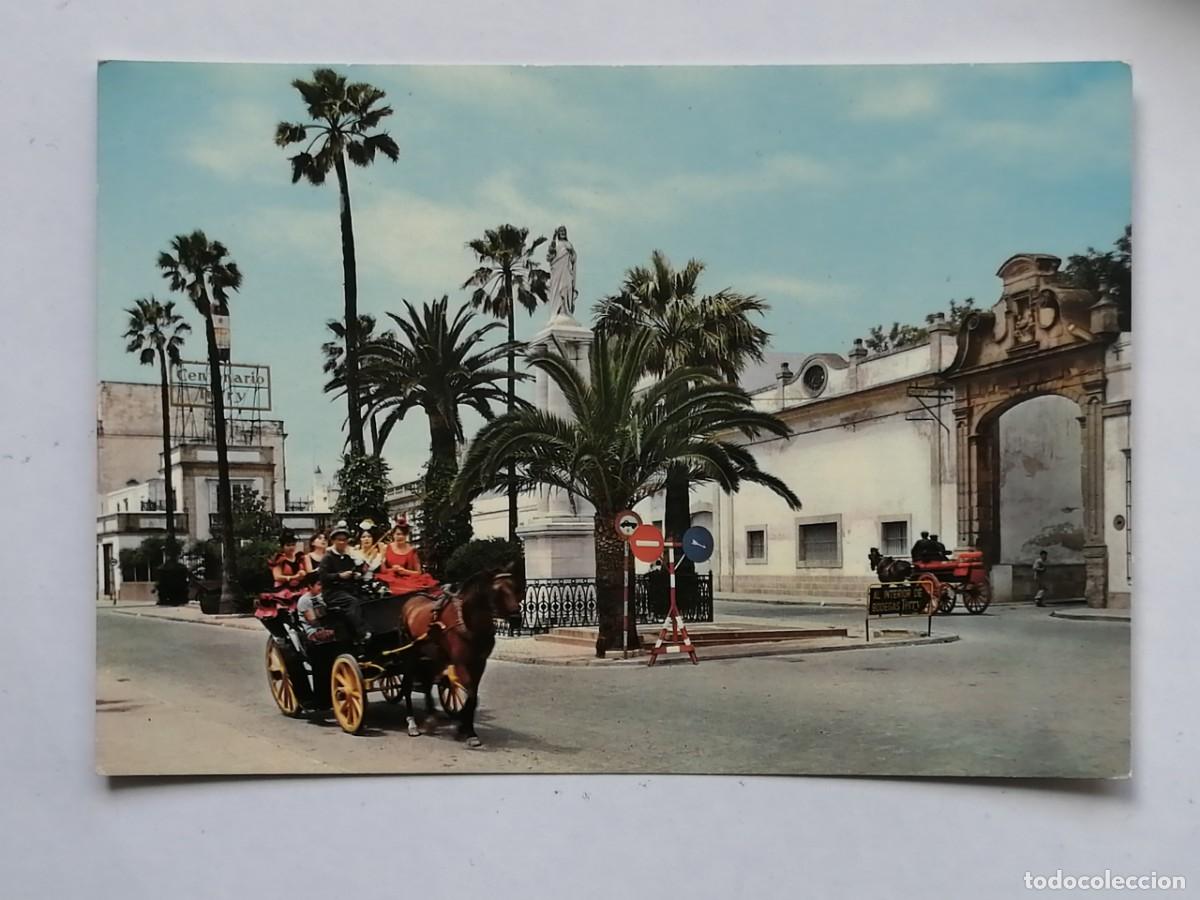 Postales: POSTAL 18304 ESCRITA-ARRIBAS FIR 2006 P.STA.MARIA CADIZ MONUMENTO C.JESUS CARRUAJE BODEGA TERRY