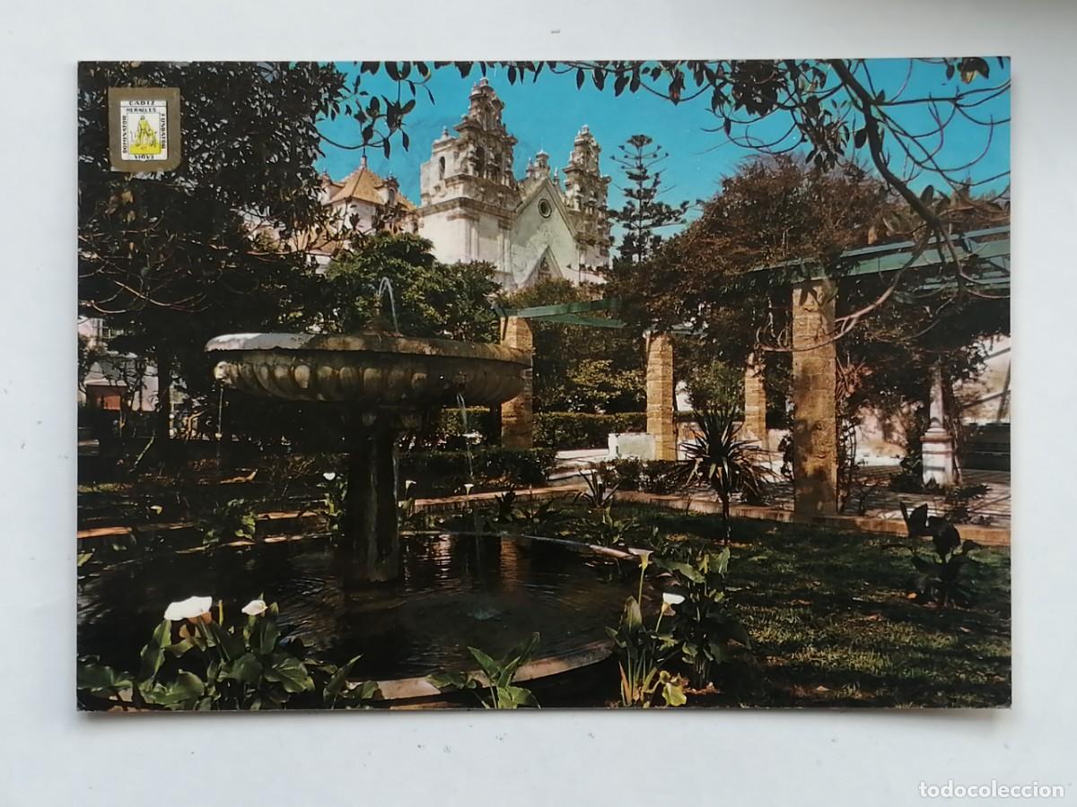 Postales: POSTAL 18299 MAT.PAB.POSTAL 89-SUBIRATS 1134 CADIZ ALAMEDA MARQUES DE COMILLAS -FUENTE