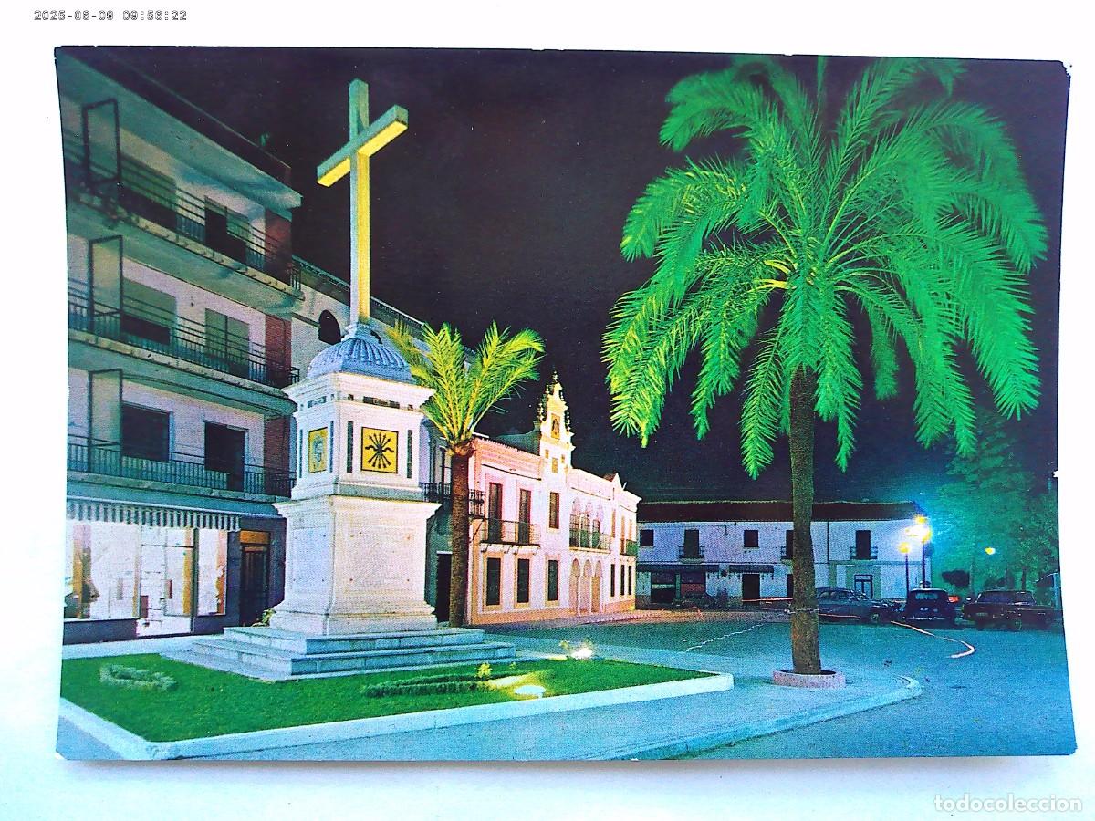 Postales: POSTAL DE DOS HERMANAS ( SEVILLA ): PLAZA DE JOSE ANTONIO. A&Ntilde;OS 60, CRUZ CAIDOS CON YGO Y FLECHAS