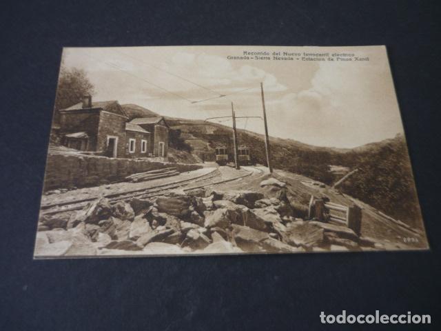 Postales: PINOS GENIL GRANADA ESTACION FERROCARRIL ELECTICO GRANADA SIERRA NEVADA