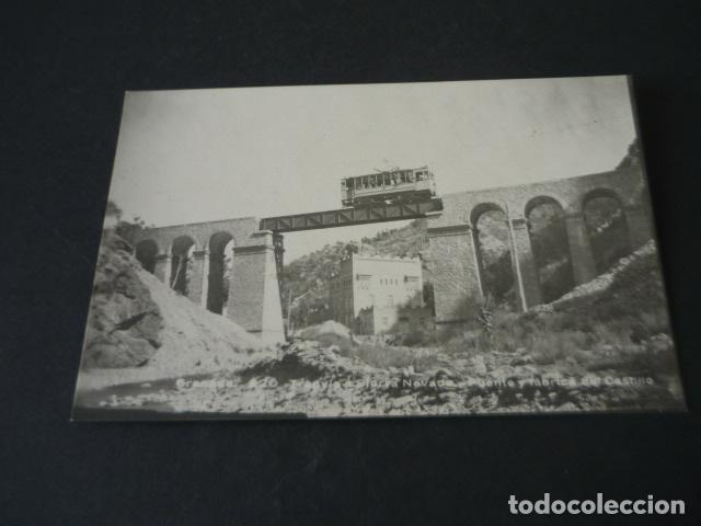 Postales: GRANADA TRANVIA A SIERRA NEVADA PUENTE Y FABRICA DEL CASTILLO