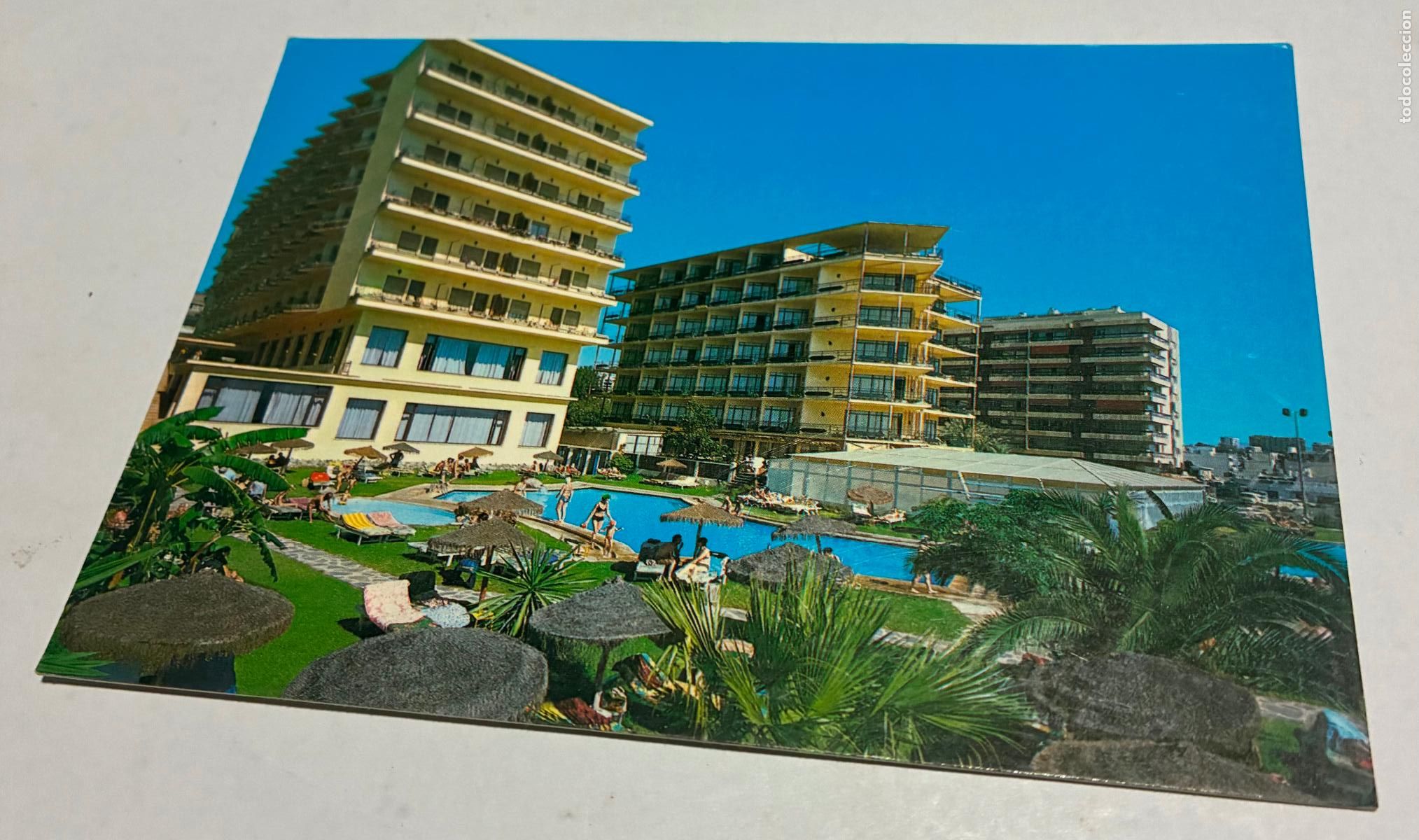 Postales: POSTAL COSTA DEL SOL TORREMOLINOS, HOTEL AMARAGUA, HOTEL JORGE V