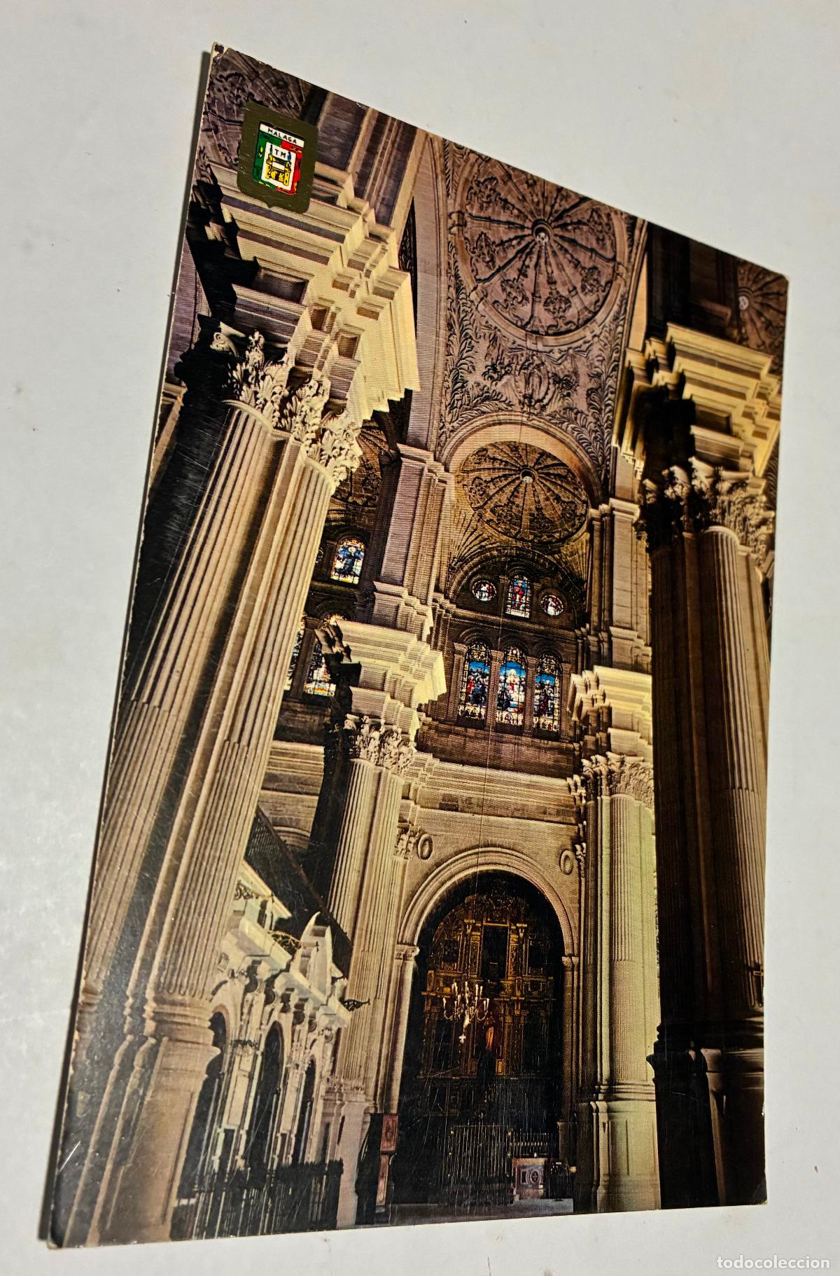 Postales: POSTAL MALAGA, INTERIOR CATEDRAL, - Foto 1