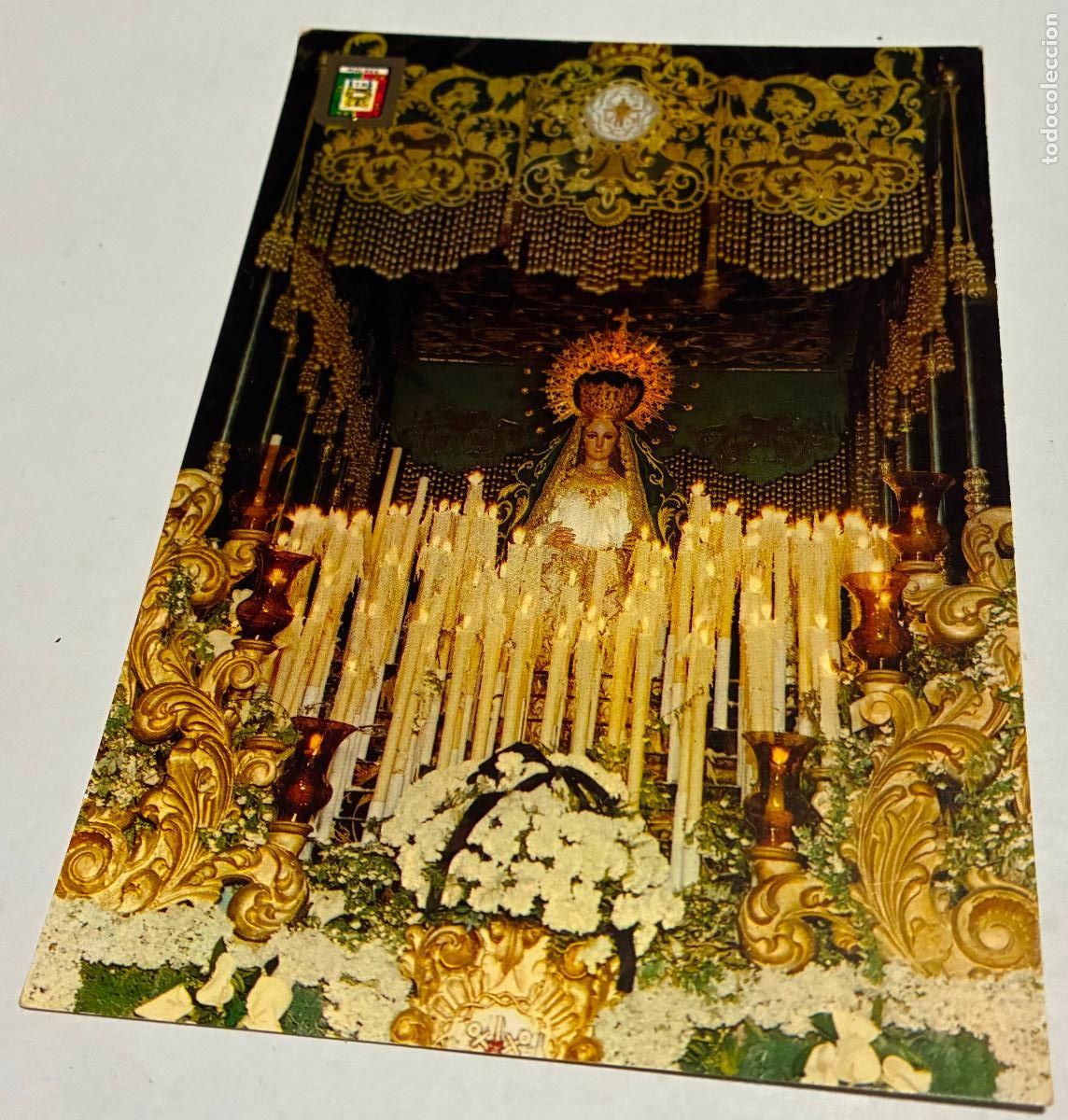Postales: POSTAL MALAGA SEMANA SANTA, Stma Virgen De Gracia y Esperanza