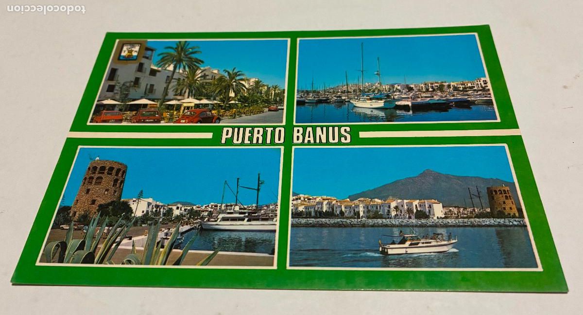 Postales: POSTAL MARBELLA COSTA DEL SOL, DIVERSOS ASPECTOS DE PUERTO BANUS