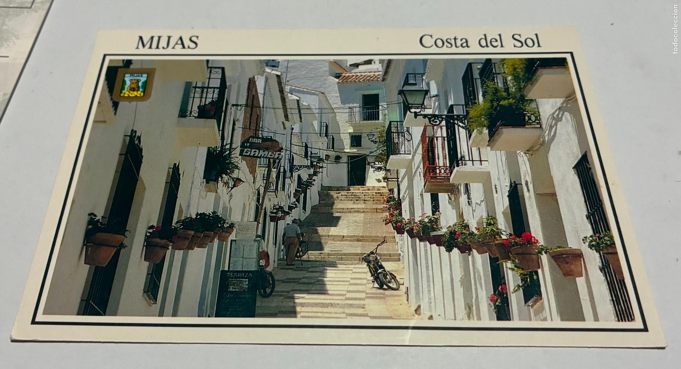 Postales: POSTAL MIJAS COSTA DEL SOL, CALLE TIPICA
