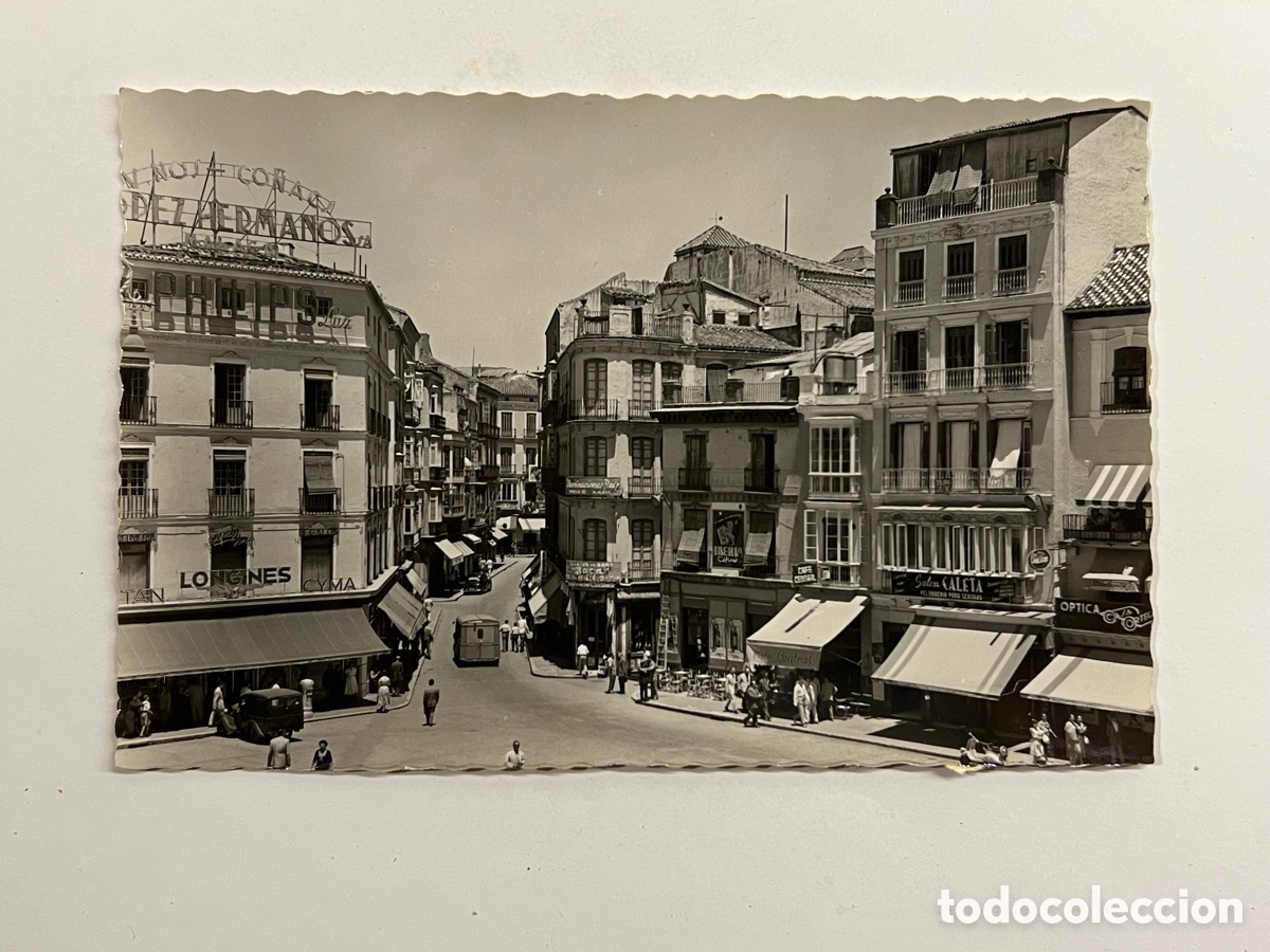 Postales: M&Aacute;LAGA. Postal animada No.19, Calle de Granada.. Edic., Garc&iacute;a Garrabella (h.1950?) S/C
