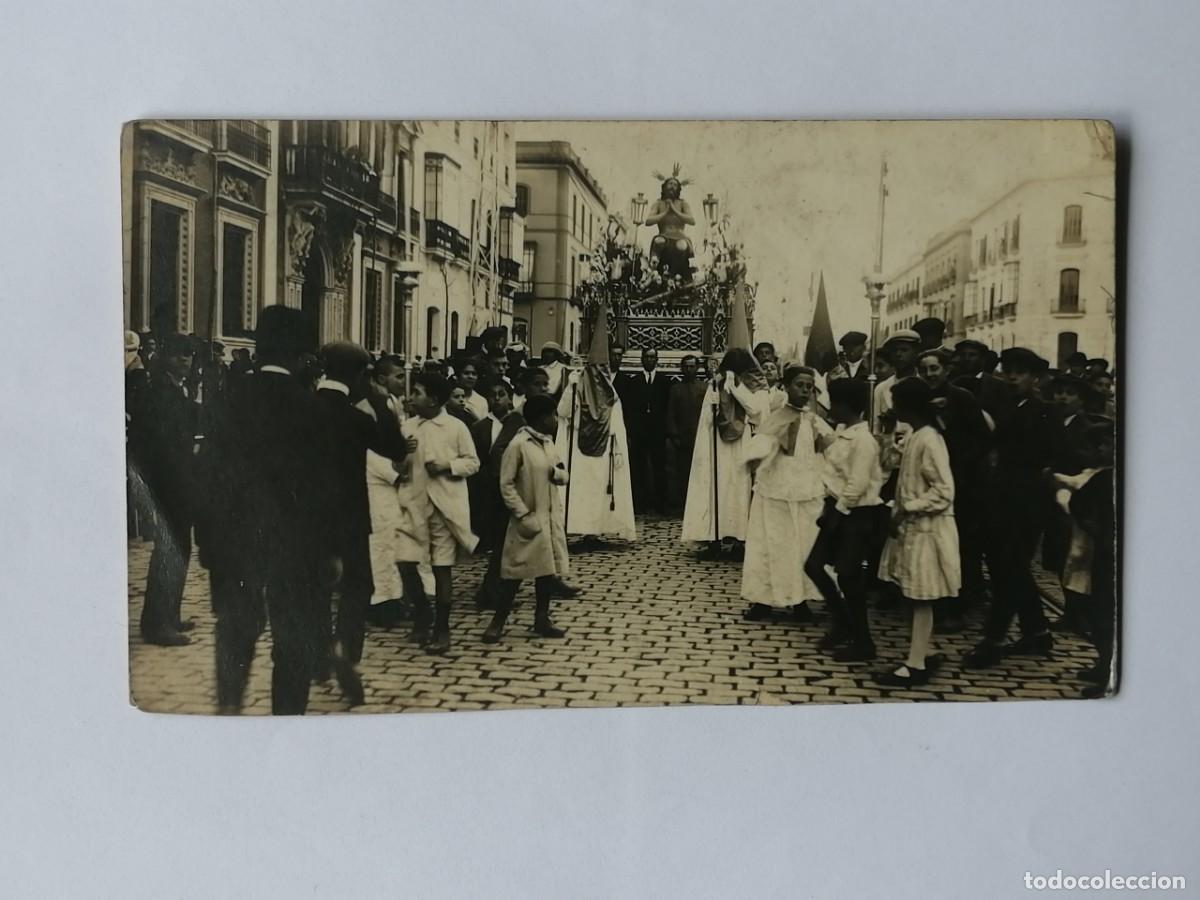 Postales: POSTAL 18382 ESCRITA-FOTOGRAFIA SEMANA SANTA PASO CRISTO LAS PENAS SEVILLA ? RELIGION NI&Ntilde;OS INFANCIA