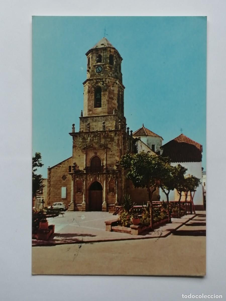 Postales: POSTAL 18381 MAT.1989-PAP.SALAZAR 101 LOS BARRIOS CADIZ PLAZA IGLESIA -RELIGION