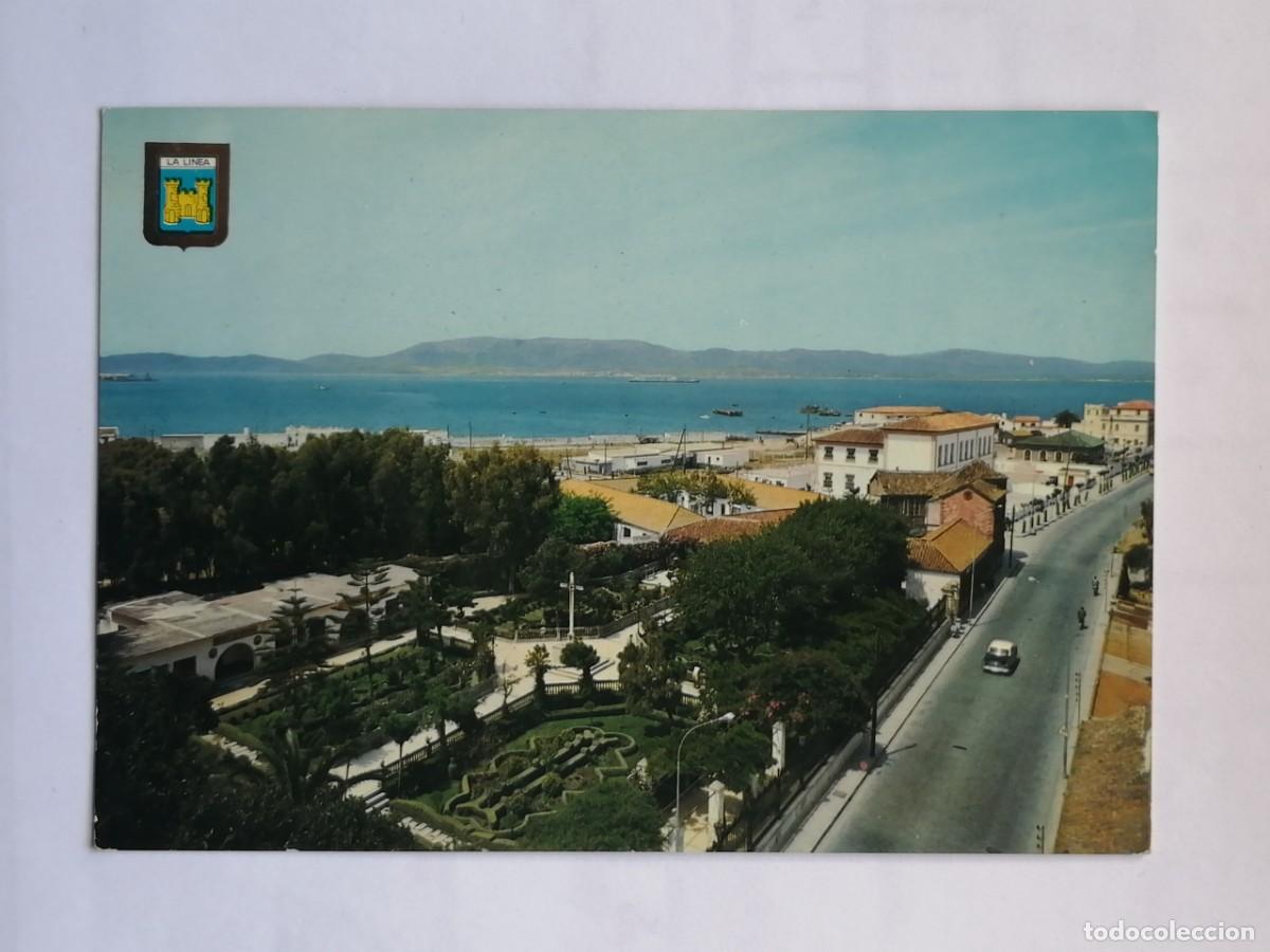 Postales: POSTAL 18391 NUEVA-SUBIRATS 1 LA LINEA CADIZ JARDINES MUNICIPALES Y BAHIA