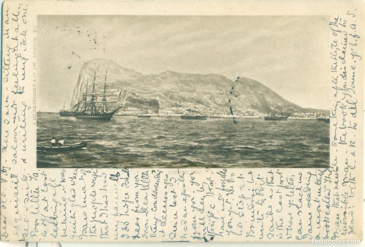Postales: GIBRALTAR. CIRCULADA EN 1900 DESDE PORTSMOUTH