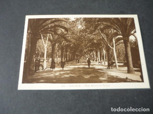 Postcards: MALAGA PASEO LATERAL DEL PARQUE