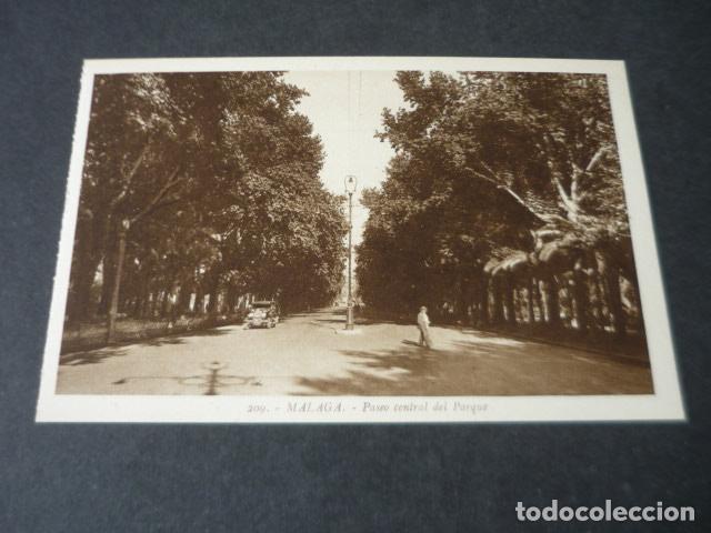 Postales: MALAGA PASEO CENTRAL DEL PARQUE - Foto 1