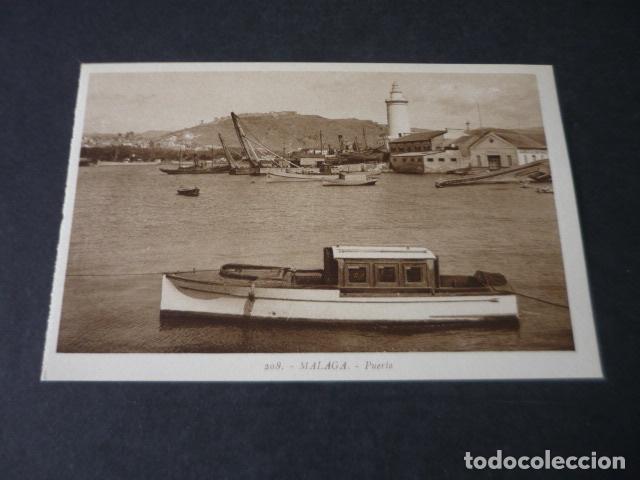Postcards: MALAGA PUERTO POSTAL