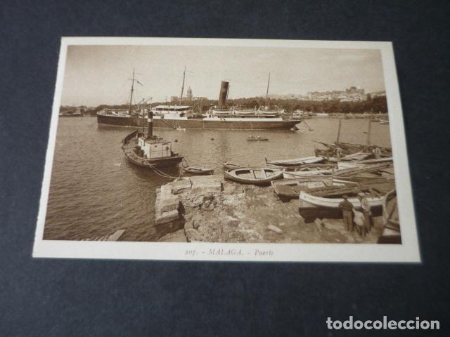Postcards: MALAGA PUERTO POSTAL