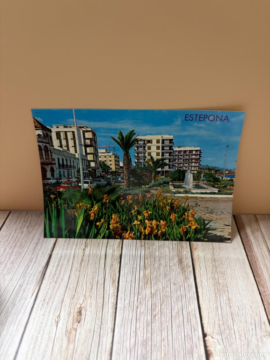 Postales: TARJETA POSTAL. M&Aacute;LAGA. 27.- ESTEPONA. COSTA DEL SOL. PASEO MAR&Iacute;TIMO. JARDINES. EDICIONES ARRIBAS