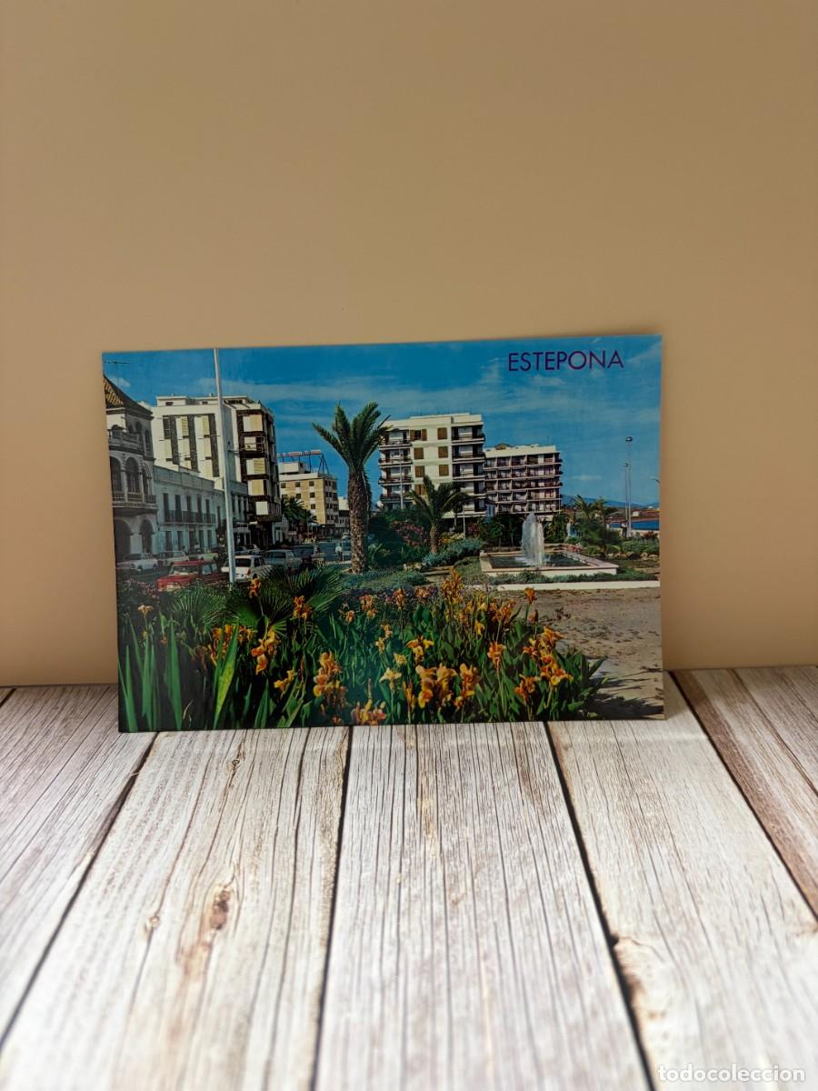 Postales: TARJETA POSTAL. M&Aacute;LAGA. 27.- ESTEPONA. COSTA DEL SOL. PASEO MAR&Iacute;TIMO. JARDINES. EDICIONES ARRIBAS