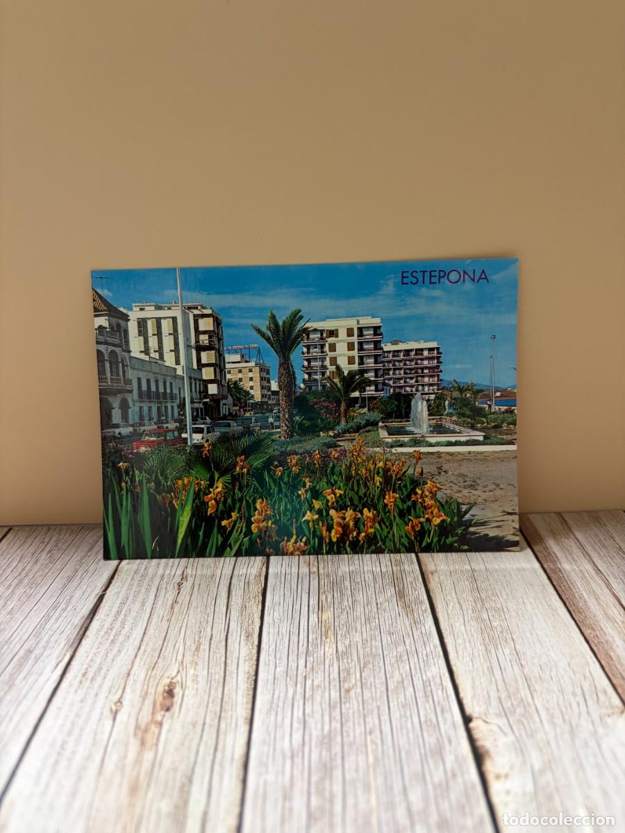 Postales: TARJETA POSTAL. M&Aacute;LAGA. 27.- ESTEPONA. COSTA DEL SOL. PASEO MAR&Iacute;TIMO. JARDINES. EDICIONES ARRIBAS
