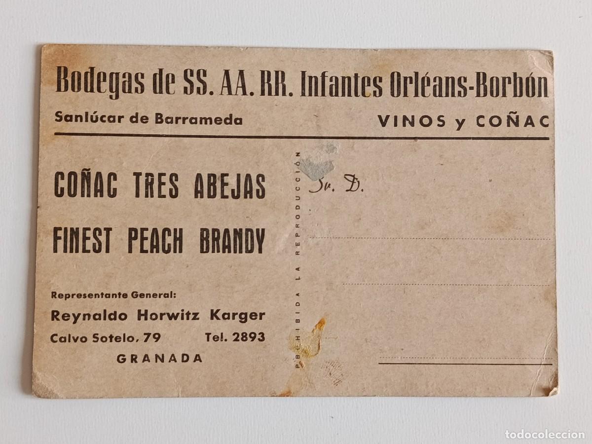Postales: BODEGAS DE SS. AA. REALES INFANTES ORLEANS BORB&Oacute;N. VINOS Y CO&Ntilde;AC. SANL&Uacute;CAR DE BARRAMEDA. POSTAL