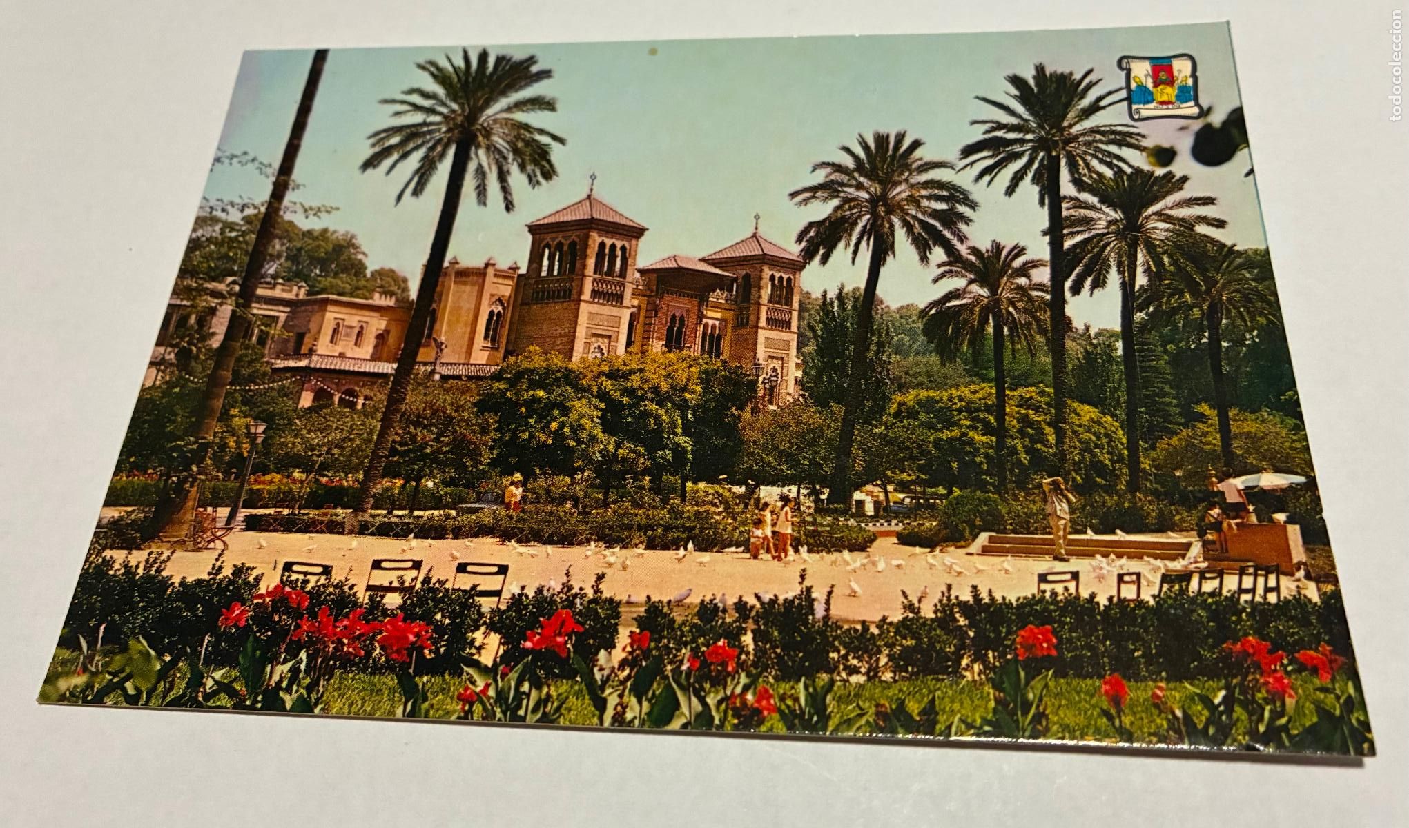 Postales: POSTAL SEVILLA, PLAZA DE AMERICA Y PALACIO MUDEJAR