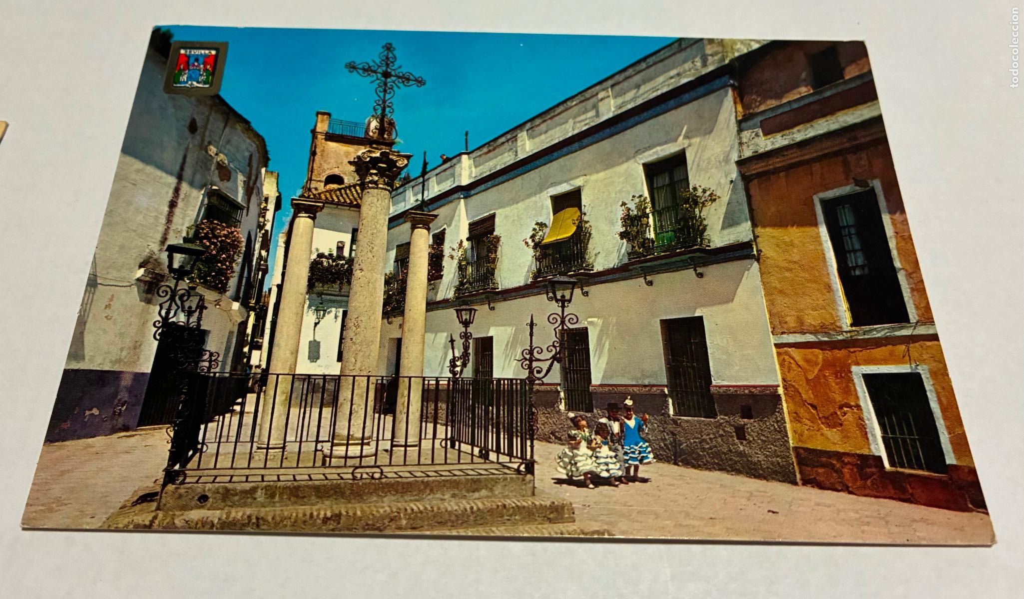 Postales: POSTAL SEVILLA PLAZA DE LAS CRUZES