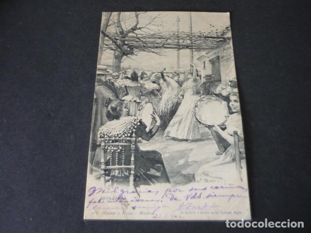 Postales: SEVILLANAS POSTAL COL. BLANCO Y NEGRO HAUSER Y MENET