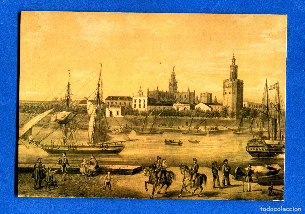 Postales: POSTAL SIN CIRCULAR EL PUERTO DE SEVILLA EDITA EDITA EQUIPO 28