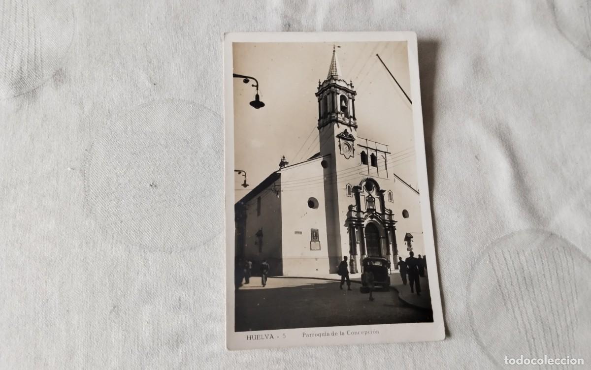 Postales: HUELVA , POSTAL ANTIGUA , BLANCO Y NEGRO