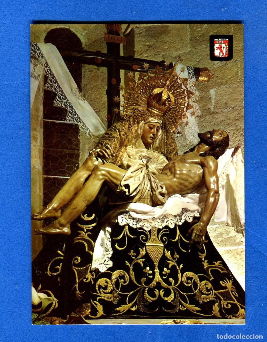 Postales: POSTAL SIN CIRCULAR CORDOBA 834 SEMANA SANTA VIRGEN DE LAS ANGUSTIAS EDITA ESCUDO DE ORO