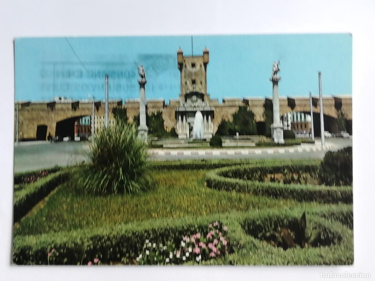 Postales: POSTAL 18640 MAT.PAB.POSTAL 1989-PAJARES 1060 CADIZ PUERTA DE TIERRA