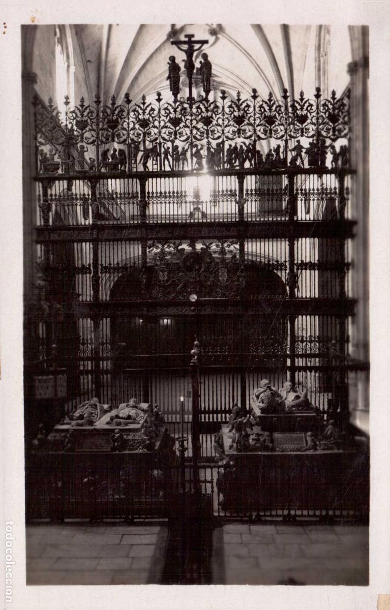 Postales: POSTAL FOTOGRAFICA GRANADA CAPILLA REAL TUMBA DE LOS REYES CATOLICOS