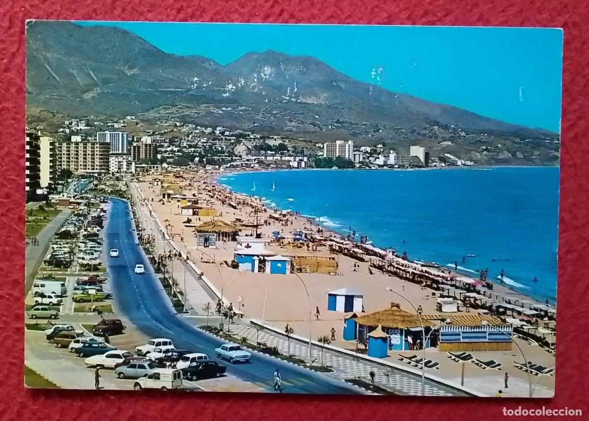 Postales: POSTAL COSTA DEL SOL LOS BOLICHES FUENGIROLA VISTA GENERAL DEL PASEO MAR&Iacute;TIMO PR&Iacute;NCIPE DE ESPA&Ntilde;A...