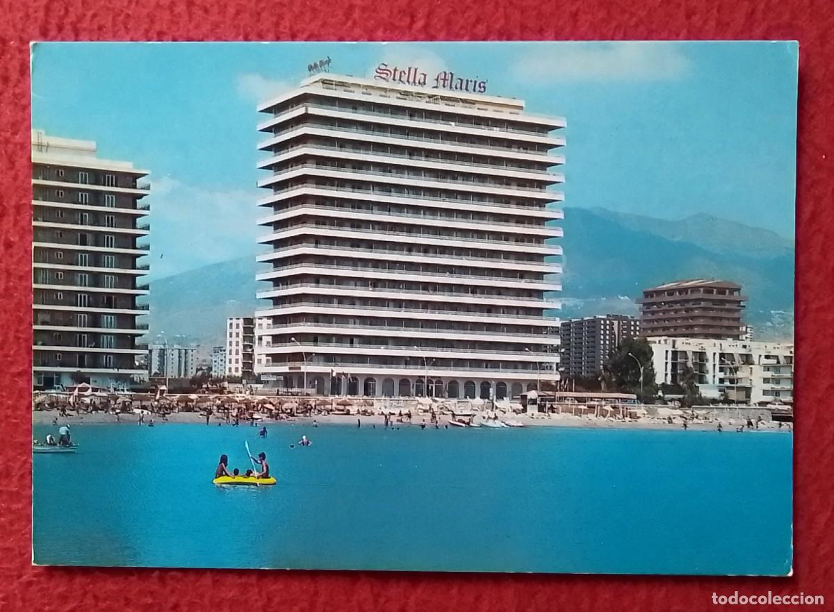 Postales: POSTAL COSTA DEL SOL FUENGIROLA M&Aacute;LAGA HOTEL STELLA MARIS, EDITA BAENA, PLAYA BA&Ntilde;ISTAS ETC..SPAIN...