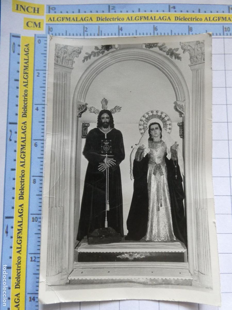Postales: FOTO POSTAL DE M&Aacute;LAGA. SEMANA SANTA RELIGIOSA. HERMANDAD JES&Uacute;S RESCATE Y MAR&Iacute;A GRACIA?. 2761