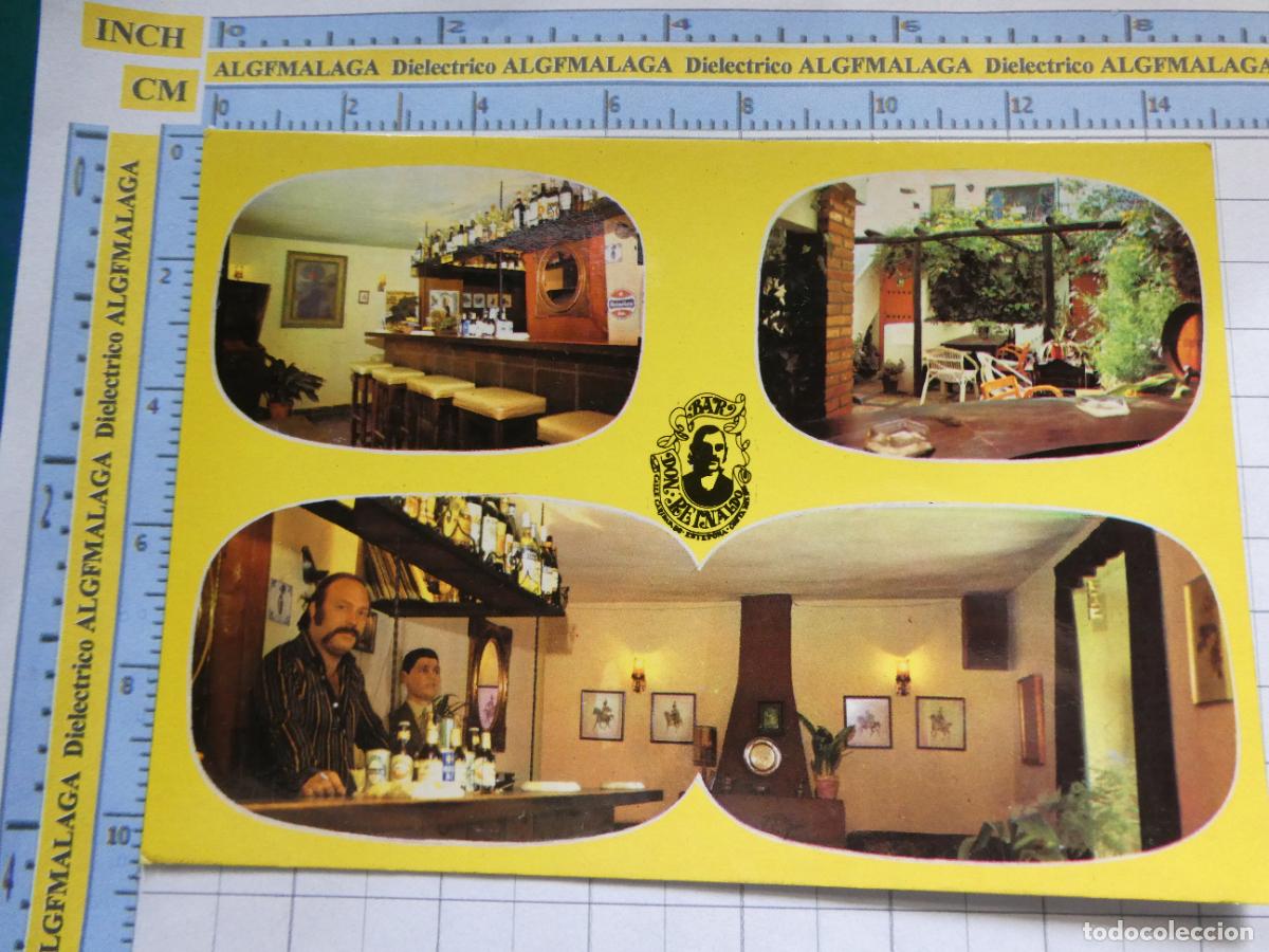 Postales: POSTAL DE M&Aacute;LAGA. A&Ntilde;O 1974. ESTEPONA BAR DON REINALDO GERICOLOR. 2771