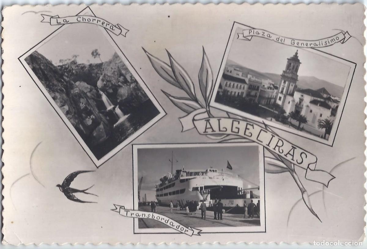 Postales: Algeciras - C&aacute;diz - Postal circulada