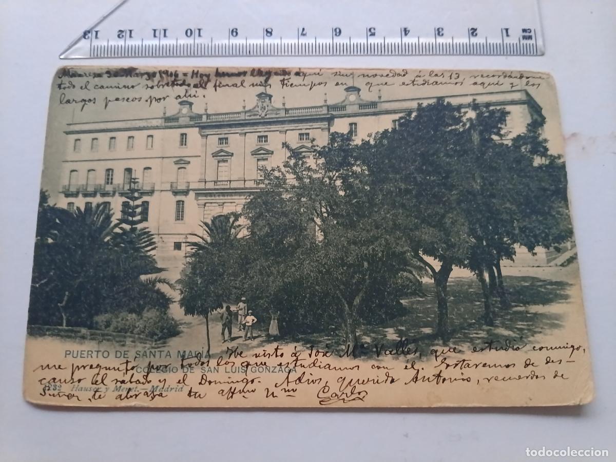 Postales: PUERTO DE SANTA MAR&Iacute;A C&Aacute;DIZ, LA RIBERA. HAUSER Y MENET, DORSO SIN DIVIDIR