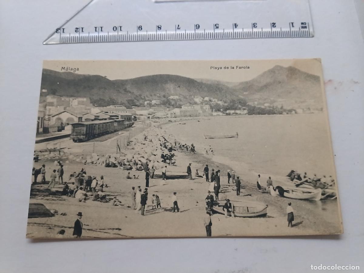 Postales: M&aacute;laga, postal antigua