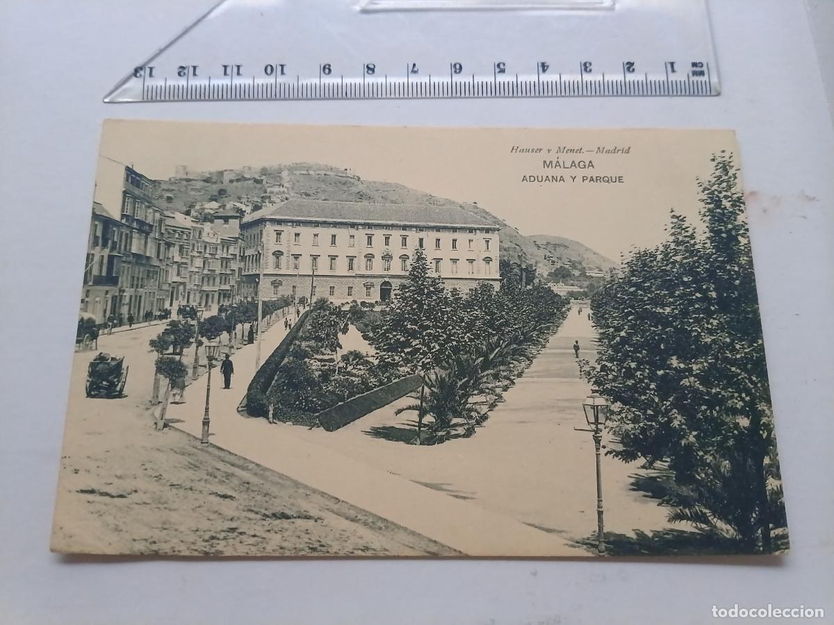 Postales: M&aacute;laga, postal antigua