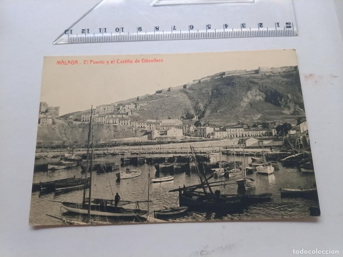 Postales: M&aacute;laga, postal antigua