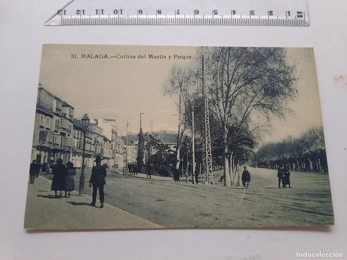 Postales: M&aacute;laga, postal antigua