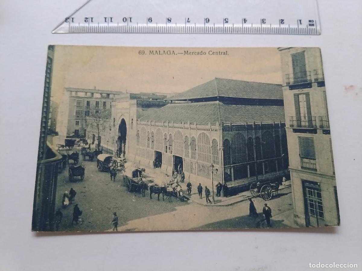 Postales: M&aacute;laga, postal antigua