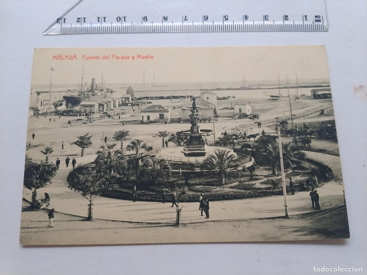 Postales: M&aacute;laga, postal antigua