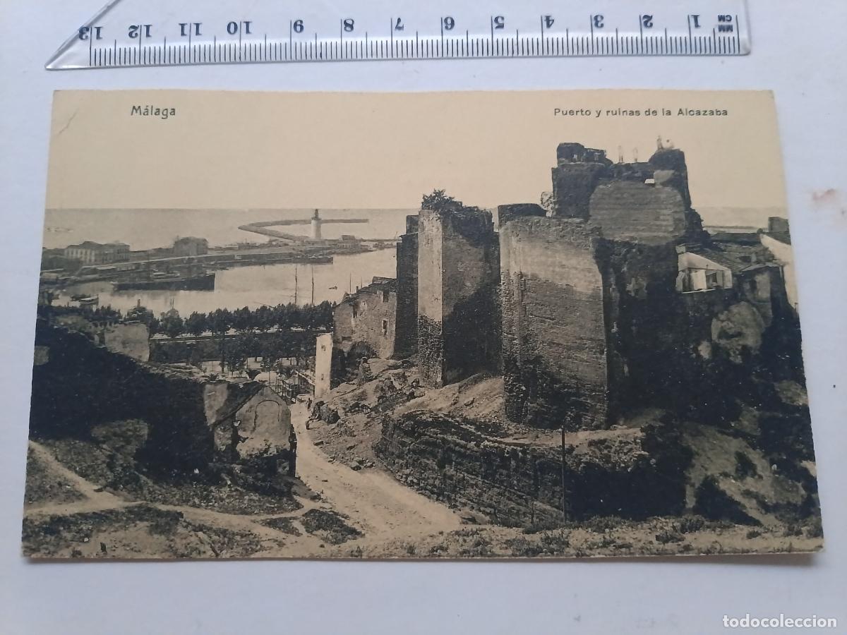 Postales: M&aacute;laga, postal antigua