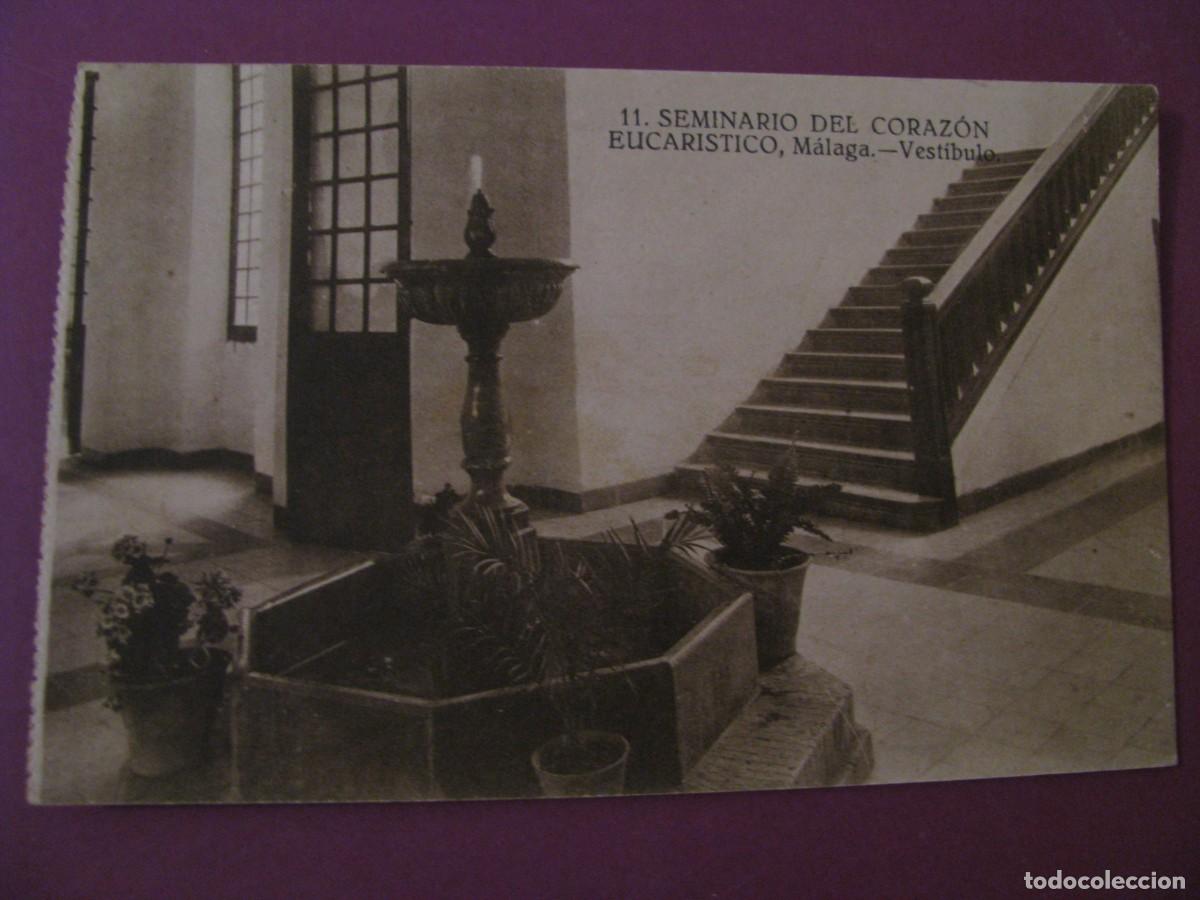 Postales: POSTAL DE MALAGA. SEMINARIO DEL CORAZON EUCARISTICO. GRAFOS 11. VESTIBULO