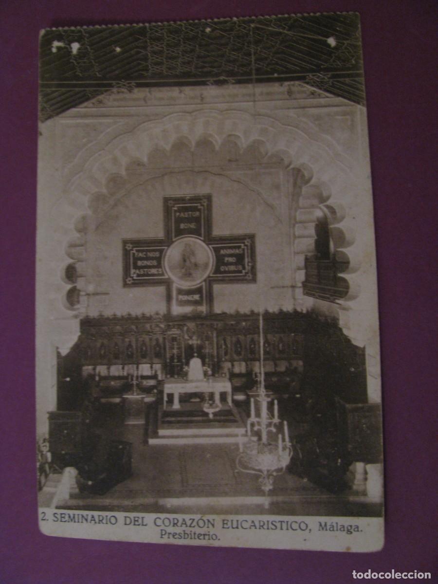 Postales: POSTAL DE MALAGA. SEMINARIO DEL CORAZON EUCARISTICO. GRAFOS 2. PRESBITERIO
